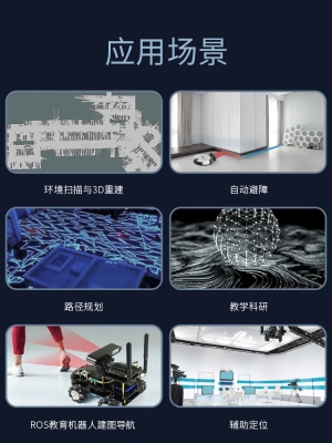YDLIDAR X4 Pro激光雷达传感器ROS2机器人建图导航定位测距扫描仪